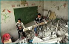 school gebombardeerd klein